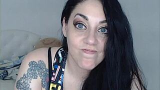 Check out this huge boobs blue eyed beauty flashing on cam 😍