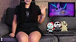 reacting to erotic ghost halloween special with mexican petite squirting masturbation