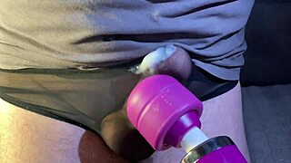 Cuckold, cum in panties like a girl?