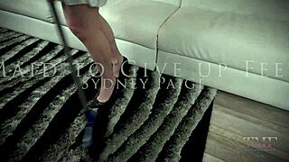 sydney paige trains pov foot slave as horny maid