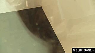 Sexy girl masturbates over memories of passionate lesbian sex