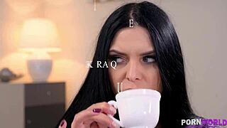 Raven Haired Cougar Kira Queen Seduces Student Into Sex Education