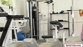 Two hot shemales intensely bareback each other's asses