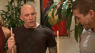 Scarlet red enjoys a casual ride in the countryside