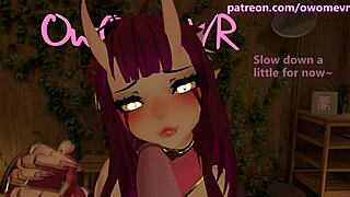 Horny goddess makes you cum in hentai joi vrchat erp with teen cosplay orgasm