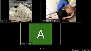 Web chat with a woman getting massages live