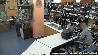 czech pawn shop young girl swallows cum bent over doggystyle