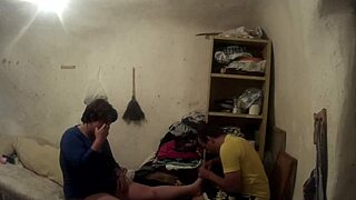 I cut my curvy girlfriend's toenails then fuck her feet