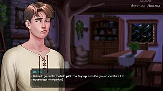 huge boobs blonde inserts small wooden dildo into her shaved pussy