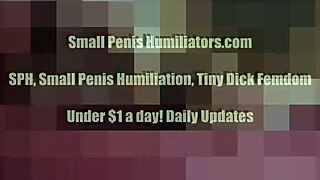 Your cock is so small 18+ you are barely a man at all sph