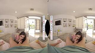 naughty america - friendly neighbor lily lane sucks cock in 69 pov