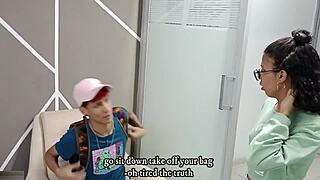 Horny stepsiblings fuck while home alone! 😈