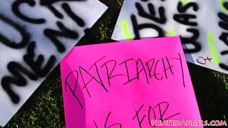 Goth Babe Sucks Huge Cock