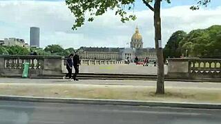 Anna de Ville enjoys anal sex in car with big dick doggystyle