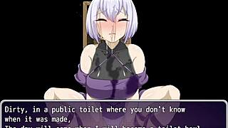 mylene exploring the temple of lust in a game.