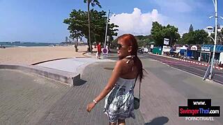 Thai Teen Girlfriend Fucked Hard on Balcony