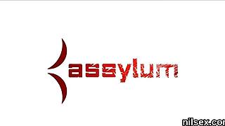 nasty cutie in anal asylum for assfucking blowjob therapy