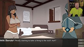 avatar korra gets bound and facialed with cum 😈