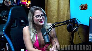 bruna carlos naked for presenter, showing natural tits and arching big ass!