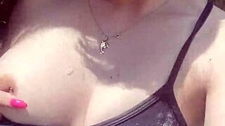 Feeling the thrill of sport time outdoors with a teen 18+ brunette with blue eyes and long hair