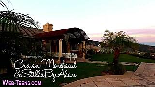 want to see this teen in stockings using a toy with another girl?