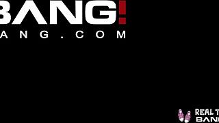 Ponytailed teen athena heart deepthroats cock in public then fucks in hotel