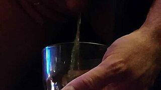 Drunk guy pissing and drinking it, so wild! 😳