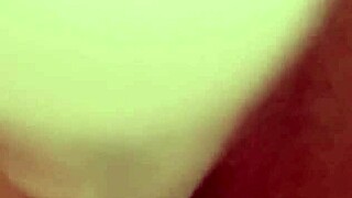 Intense pussy fucking with dildo leads to squirting.