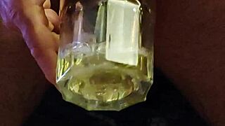 Drunk guy pissing and drinking it, so wild! 😳