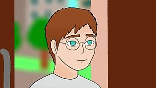 图书馆秘密与巨乳金发卡通美女展开