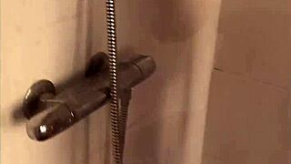 Young Blonde Bangs Stepdad in Steamy Shower Scene!