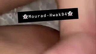 Fucking the beurette bent over in doggystyle.