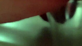 Narrative-Neutral bottle inserted in tight anal play