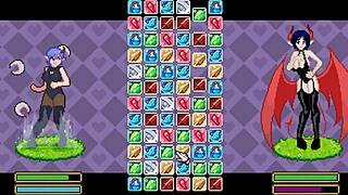 Doki doki hentai game with lesbian succubus sex!