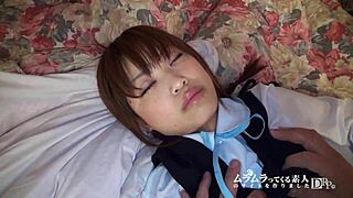 I tied up that pure girl hana otsuka and showed her raw sex feels better
