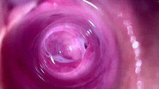 camera deep inside teen 18+ creamy vagina, feeling so tight and wet.