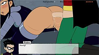 18泰坦第41集-和Starfire狂欢性爱