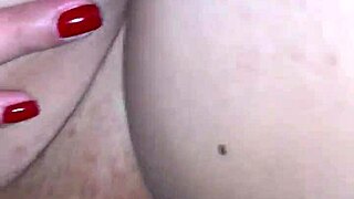 Our first amateur video: wet masturbation to orgasm in POV.