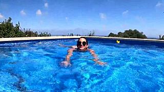 I love penetrating this exuberant milf underwater.