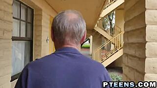 Blonde Teen Enjoys Oral And Doggystyle With Two Men