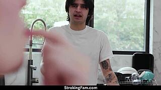 Caught Haley Spades Masturbating, Then Fucked By Stepbro