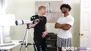 Blonde Jock vs. Massive Ebony Cock