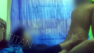 Cheating wife gets fucked and cumshot on enormous tits