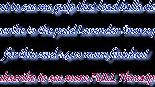 yoga slut on street swallows cum after deepthroat orgasm