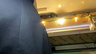 That sexy MILF in lingerie flashes her pussy under skirt, showing long legs and ass in voyeur upskirt.