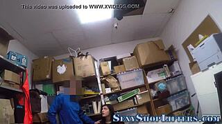 watch this real amateur brunette teen ride that dick like she's caught