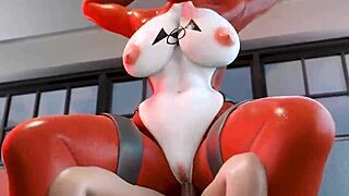 Dominant Guilmon Rides Cock Anal!