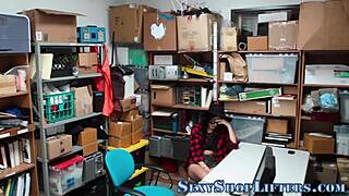 watch this real amateur brunette teen ride that dick like she's caught