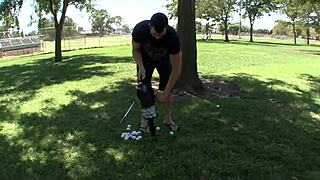 skinny teen handles big cock with freaky flames