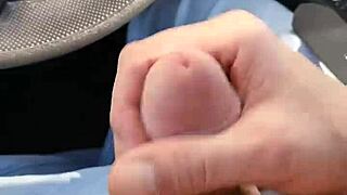 Teasing edging in public outdoors